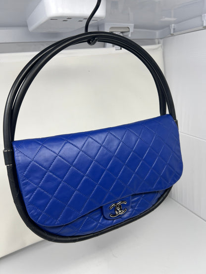 Chanel Medium HulaHoop Blue