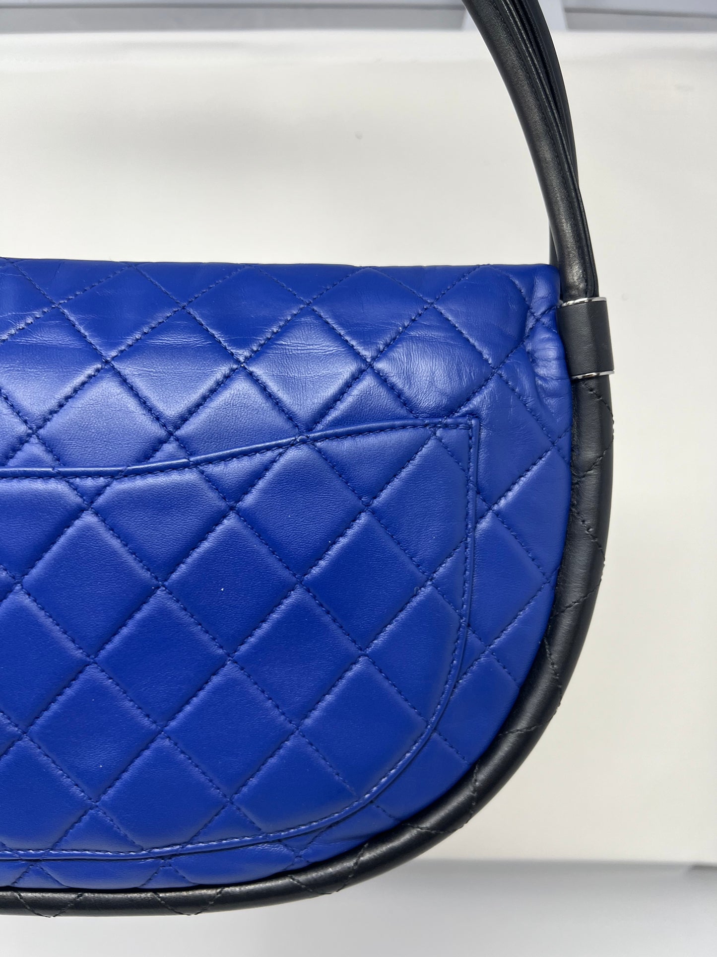 Chanel Medium HulaHoop Blue