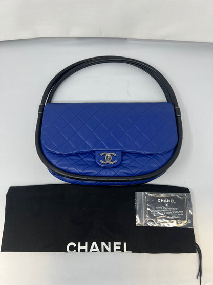 Chanel Medium HulaHoop Blue