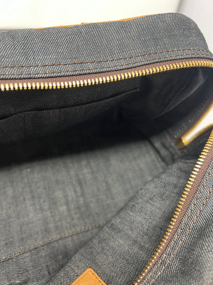 Loewe Amazona Blue Denim Embroidered Handbag Limited Edition Summer '07