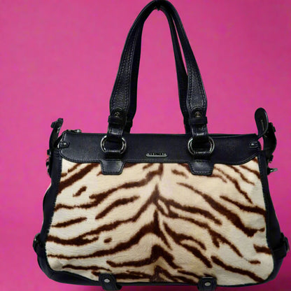 Celine Zebra Print Pony Hair (comes with strap)