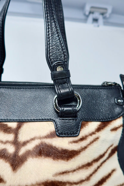 Celine Zebra Print Pony Hair (comes with strap)