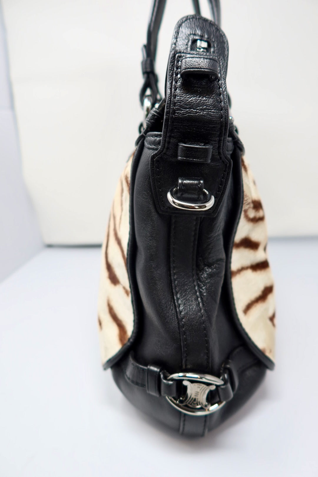 Celine Zebra Print Pony Hair (comes with strap)