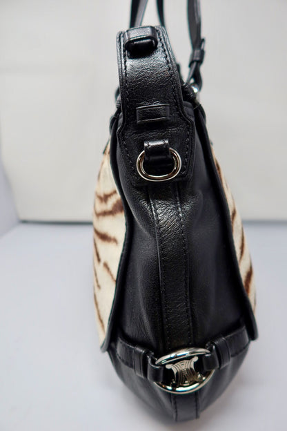 Celine Zebra Print Pony Hair (comes with strap)