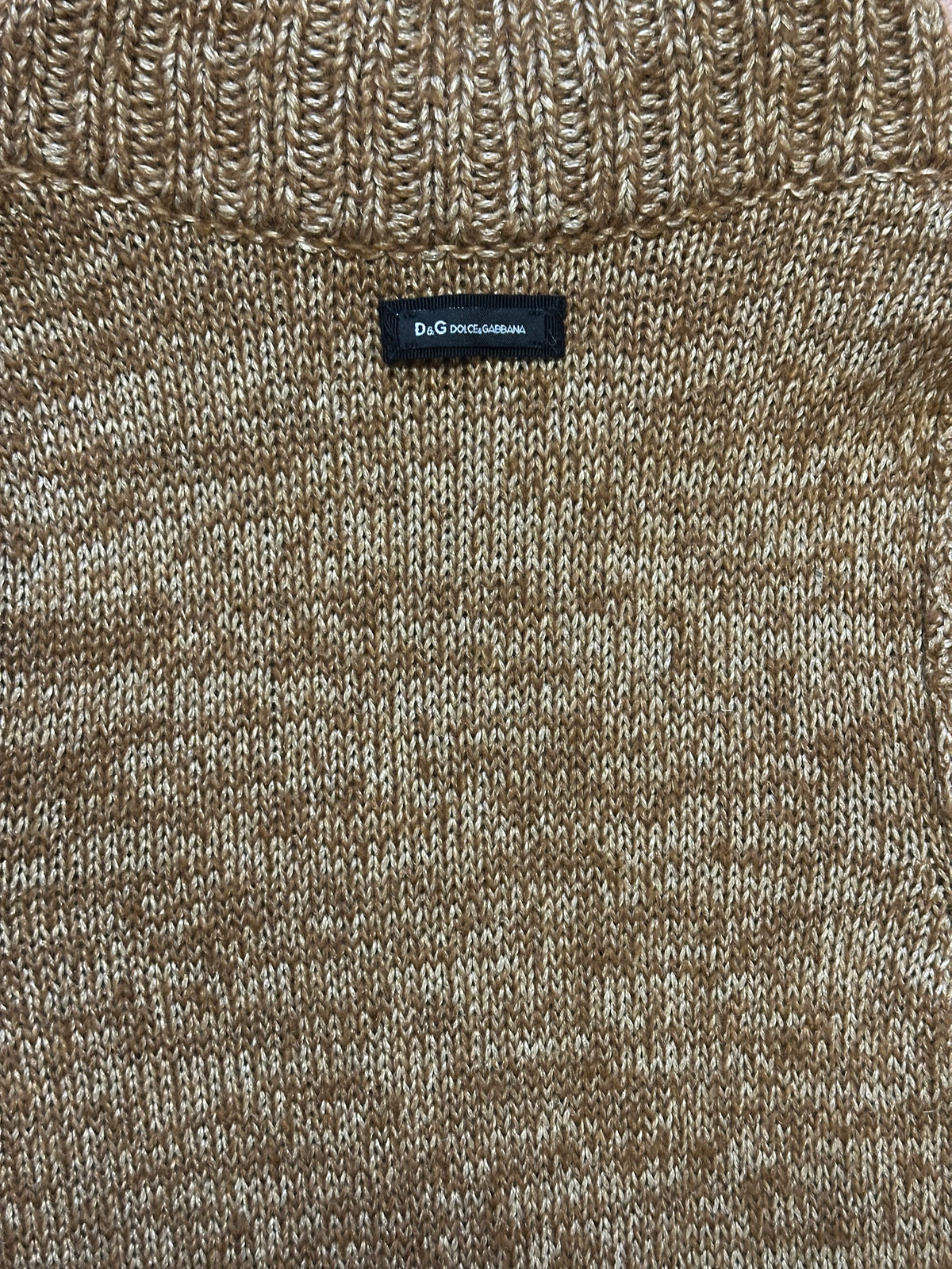 D&G Dolce & Gabbana Knit Zip-Up Cardigan