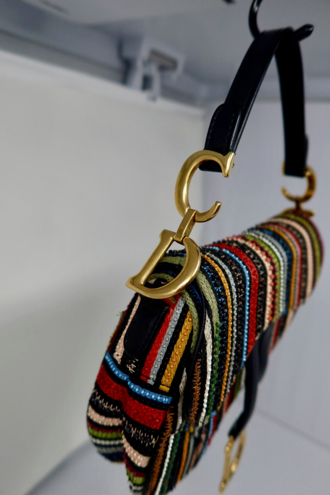 Christian Dior Saddle Stripped