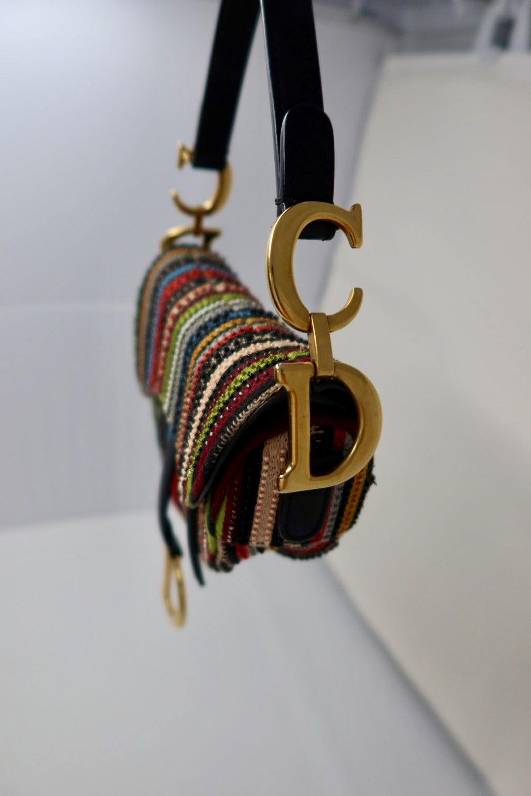 Christian Dior Saddle Stripped