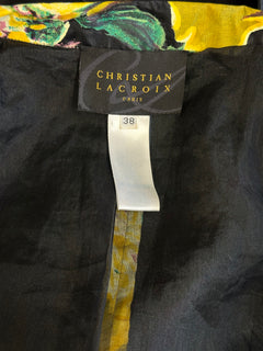 Vintage Christian Lacroix Paris Floral Print Blazer