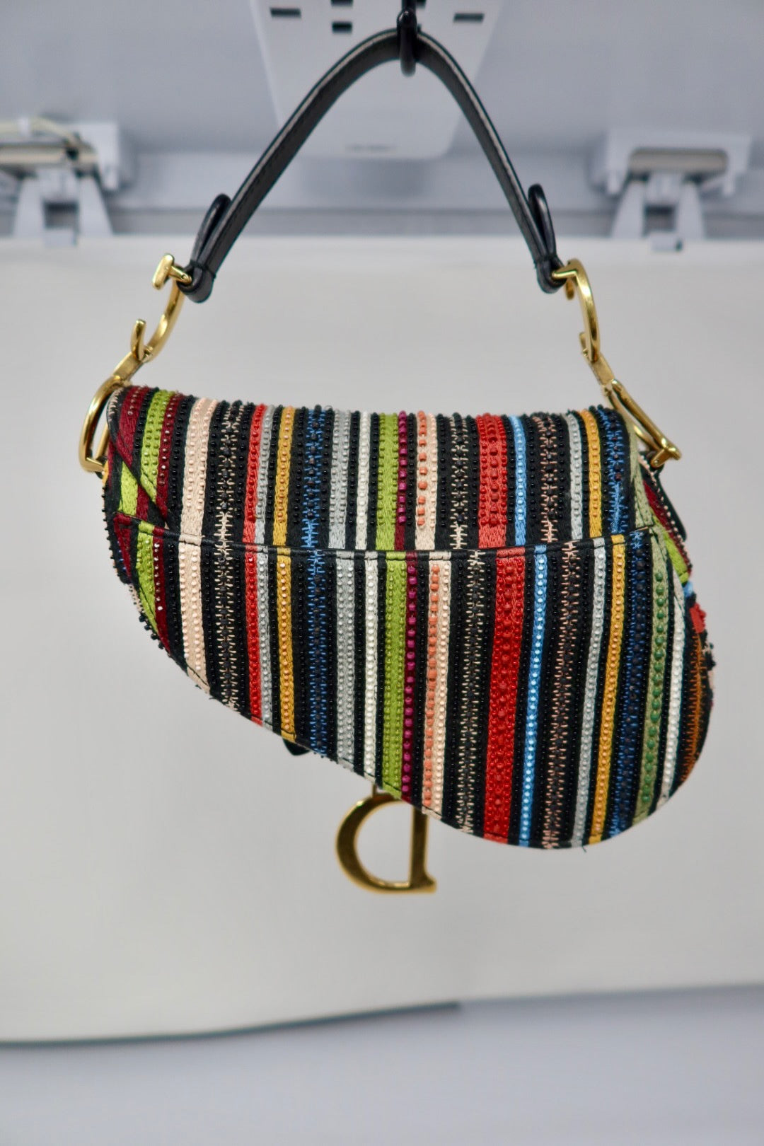 Christian Dior Saddle Stripped