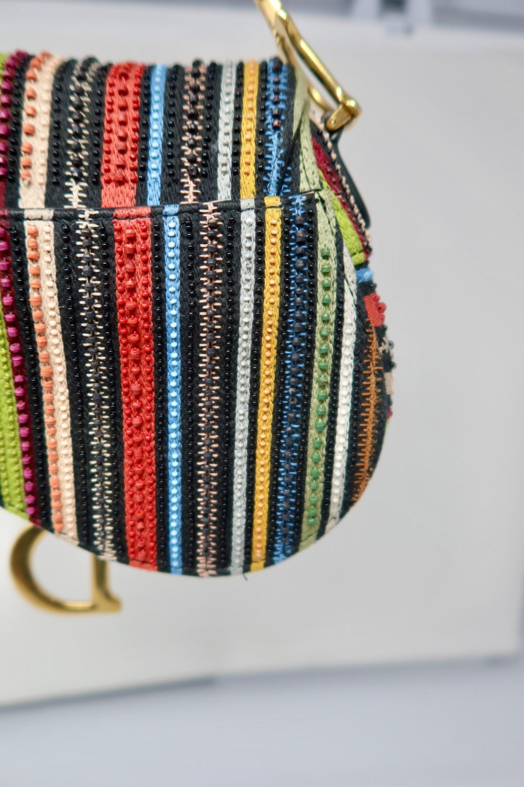 Christian Dior Saddle Stripped
