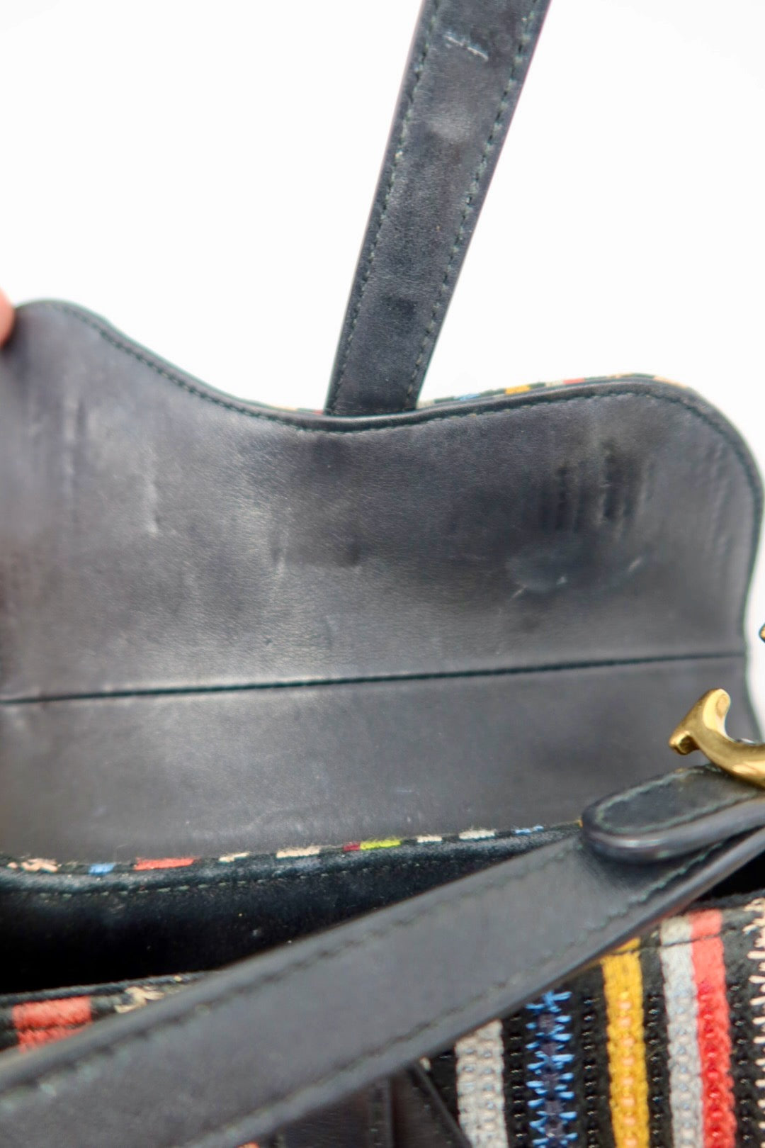 Christian Dior Saddle Stripped