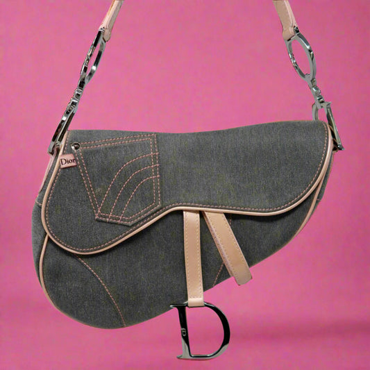 Christian Dior Saddle Gray