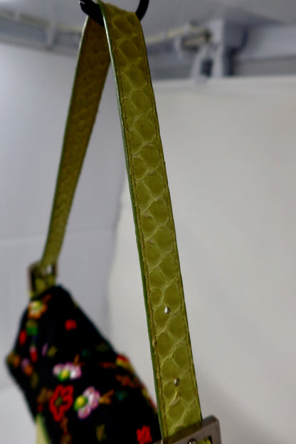 Fendi Baguette Beaded Floral