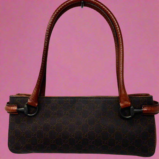 Gucci GG Canvas Horsebit Tote