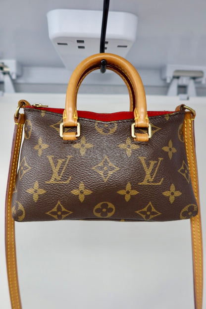 Louis Vuitton Monogram Nano Pallas Cherry