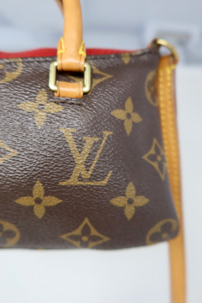Louis Vuitton Monogram Nano Pallas Cherry