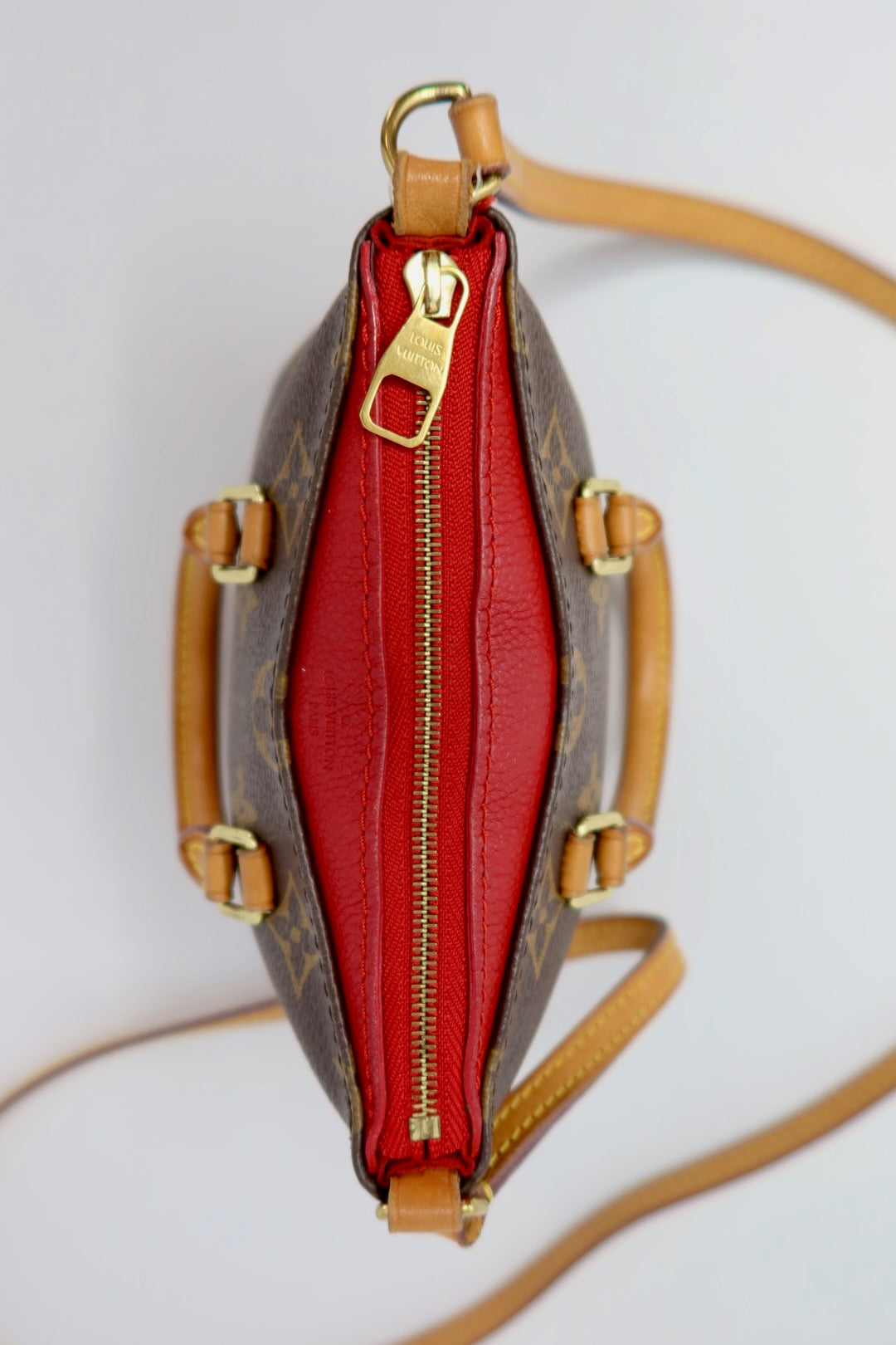 Louis Vuitton Monogram Nano Pallas Cherry