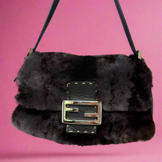 Fendi Furry Mini Baugette