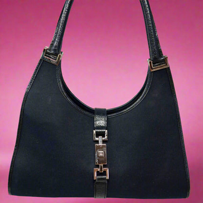 Gucci Jackie Black Leather