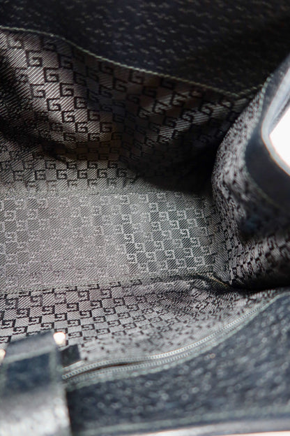 Gucci Jackie Black Leather