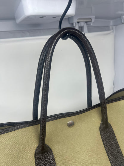Hermes Garden Party Khaki Tote