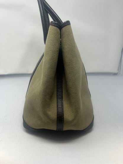 Hermes Garden Party Khaki Tote