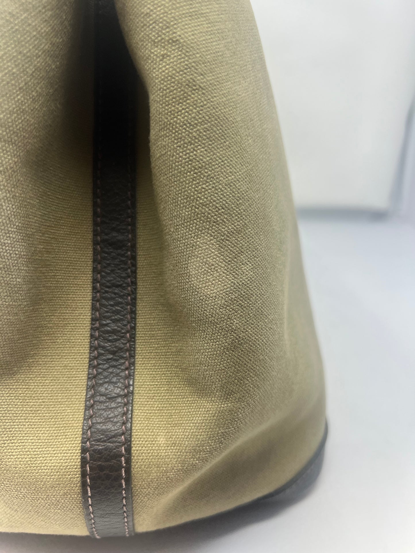 Hermes Garden Party Khaki Tote