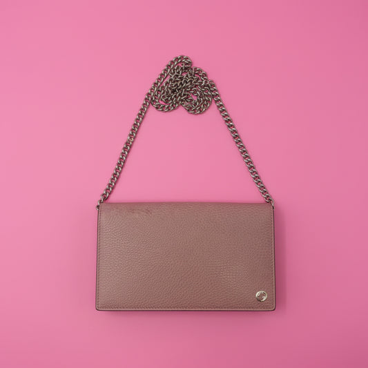 Gucci Blush Wallet on Chain