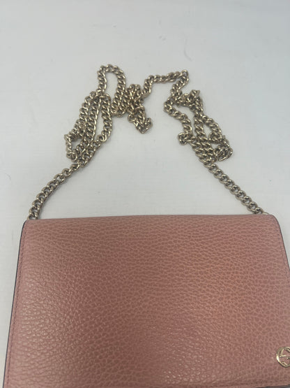 Gucci Blush Wallet on Chain