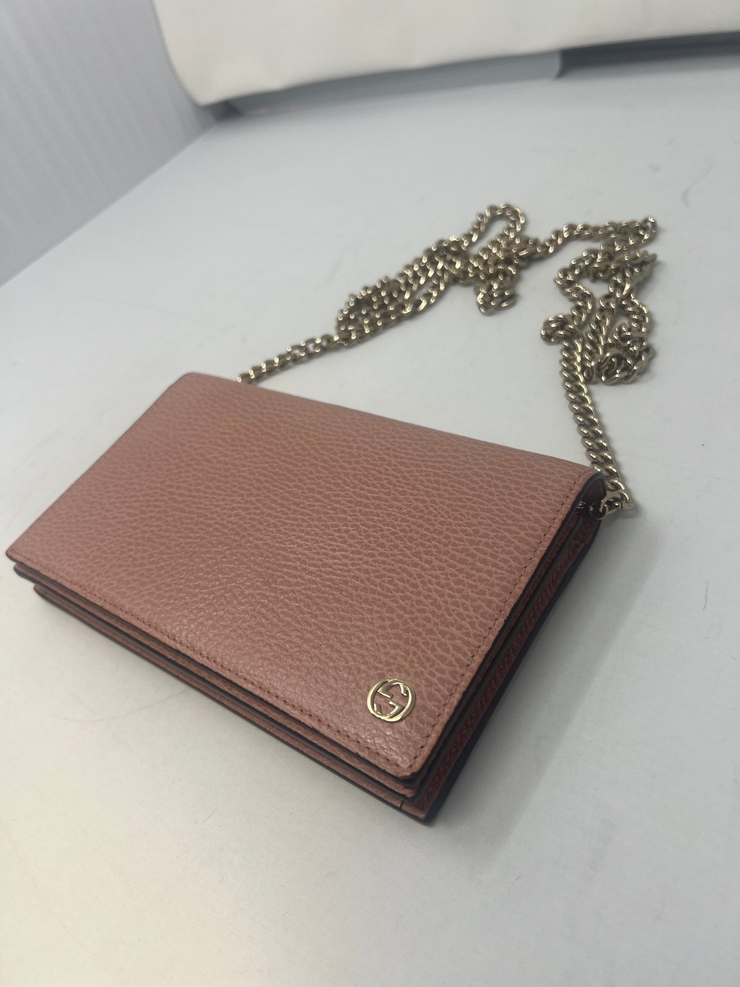 Gucci Blush Wallet on Chain