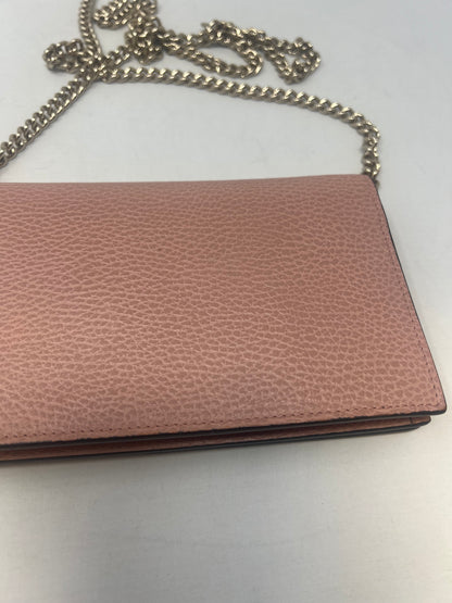 Gucci Blush Wallet on Chain