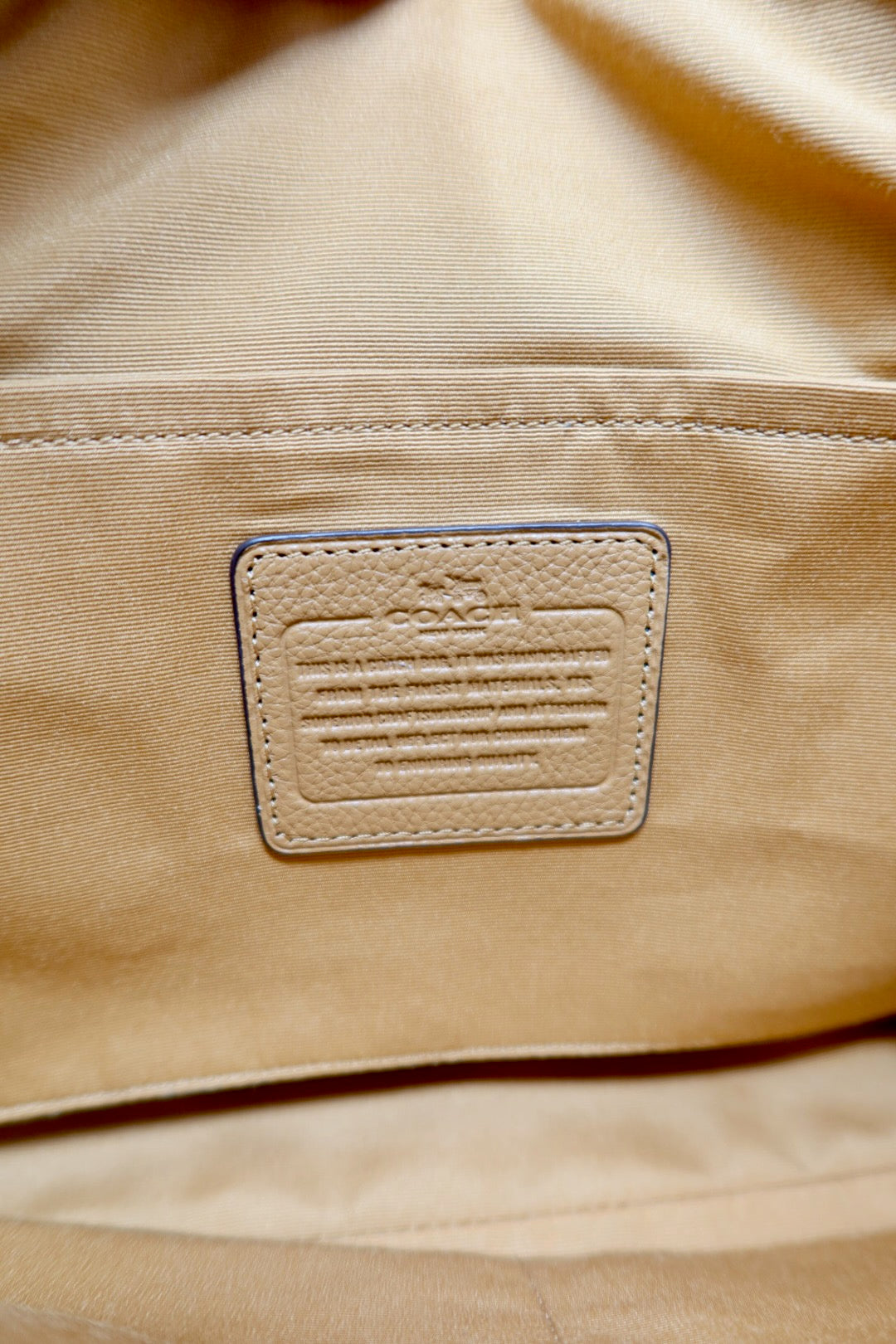 Coach 2way Beige