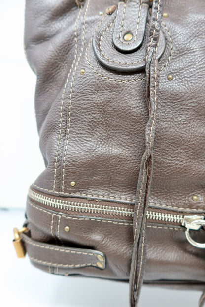 Chloe Paddington Brown Leather Tote Bag