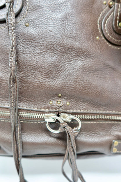 Chloe Paddington Brown Leather Tote Bag