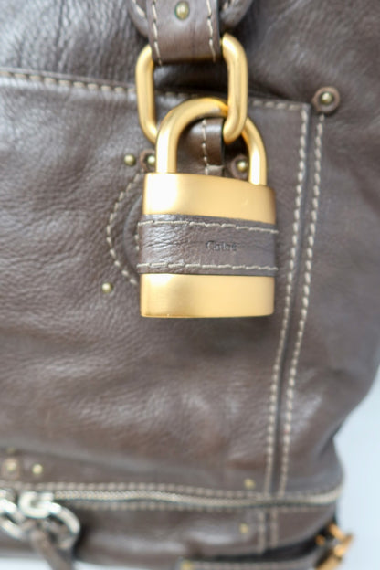 Chloe Paddington Brown Leather Tote Bag