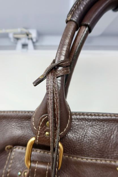 Chloe Paddington Brown Leather Tote Bag