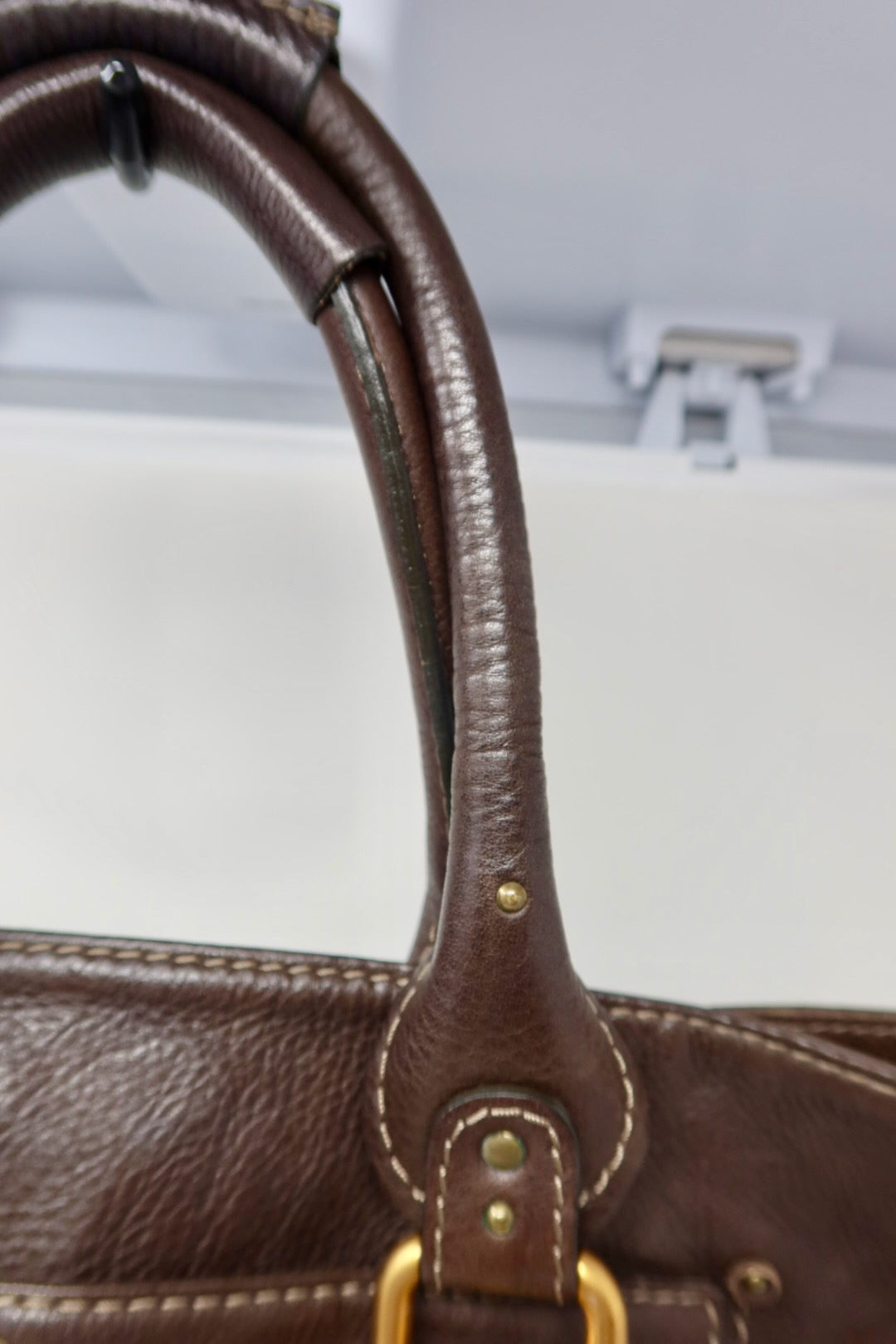 Chloe Paddington Brown Leather Tote Bag