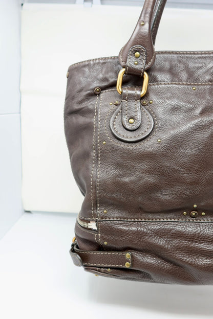 Chloe Paddington Brown Leather Tote Bag