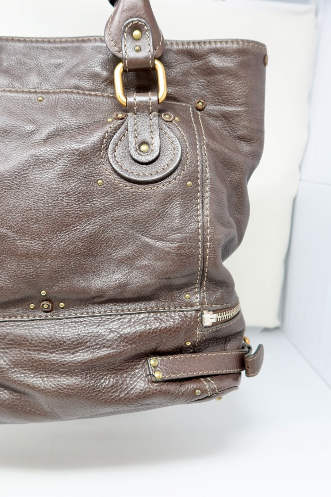 Chloe Paddington Brown Leather Tote Bag