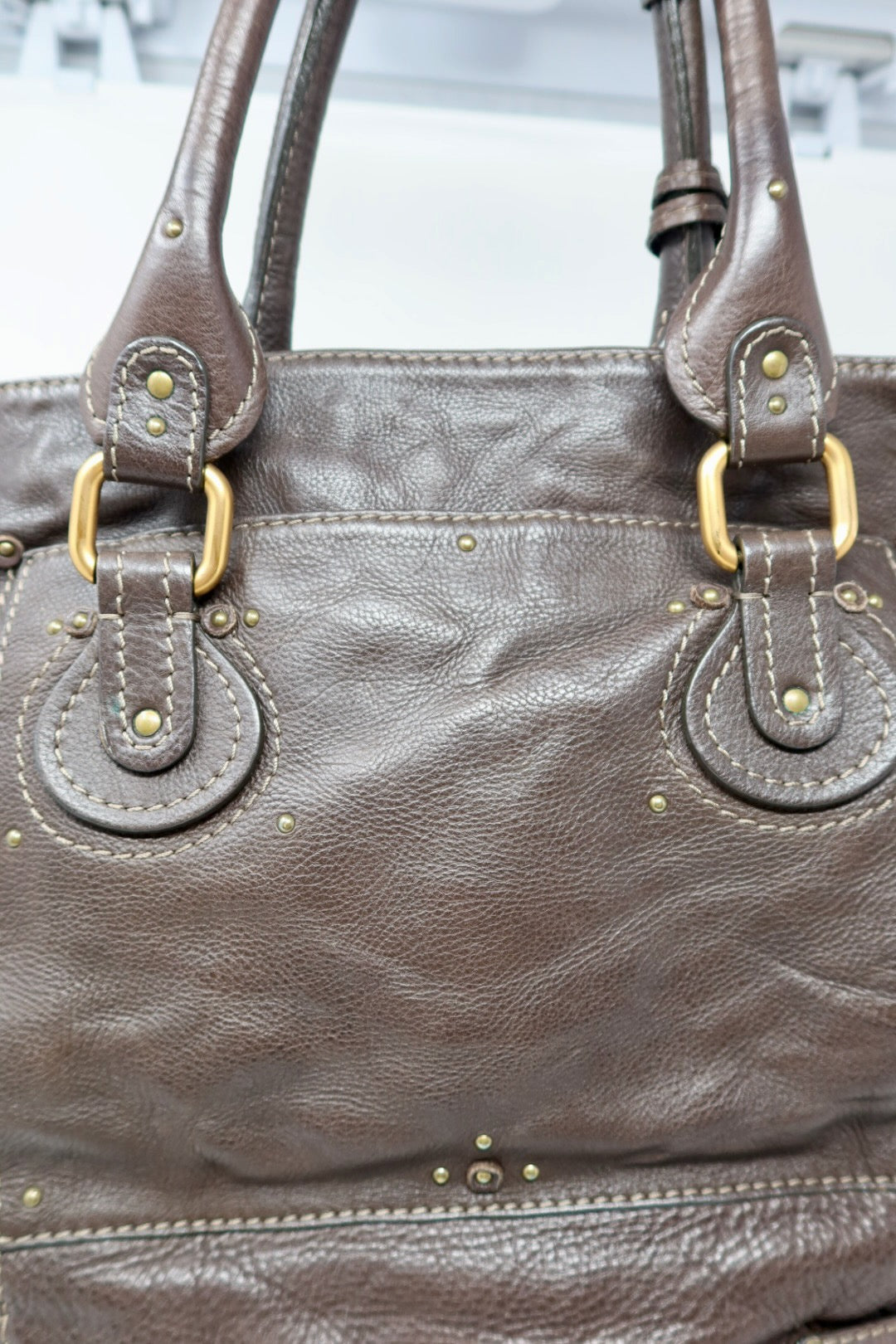 Chloe Paddington Brown Leather Tote Bag