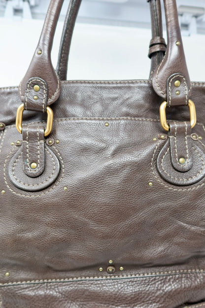 Chloe Paddington Brown Leather Tote Bag