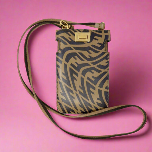 Fendi x Sarah Coleman Peek-A-Phone Crossbody
