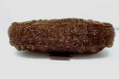 Fendi Baguette Brown Beaded