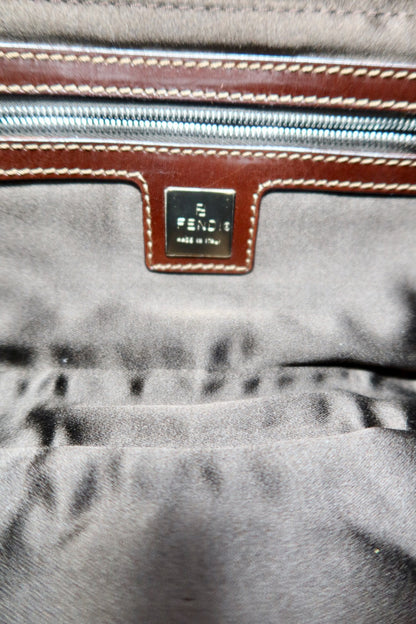 Fendi Baguette Brown Beaded