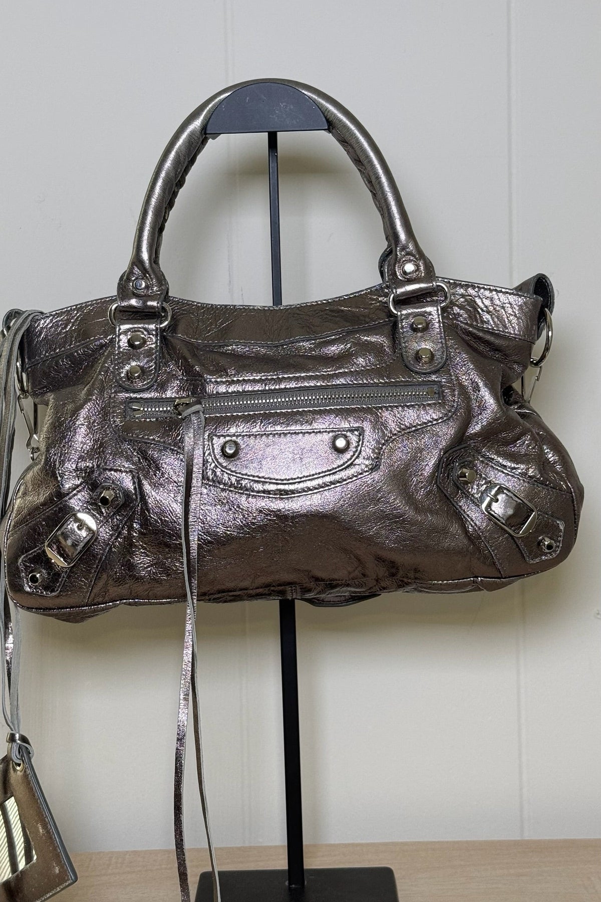 Balenciaga Silver First Bag