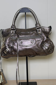 Balenciaga Silver First Bag
