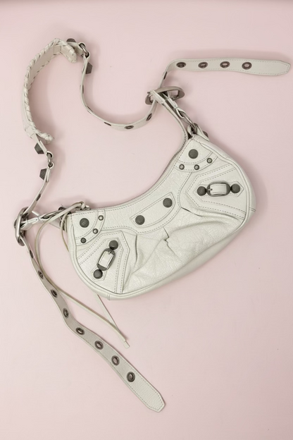 Balenciaga Le Cagole White Leather