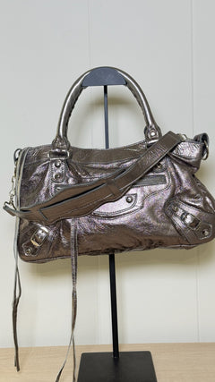 Balenciaga Silver First Bag