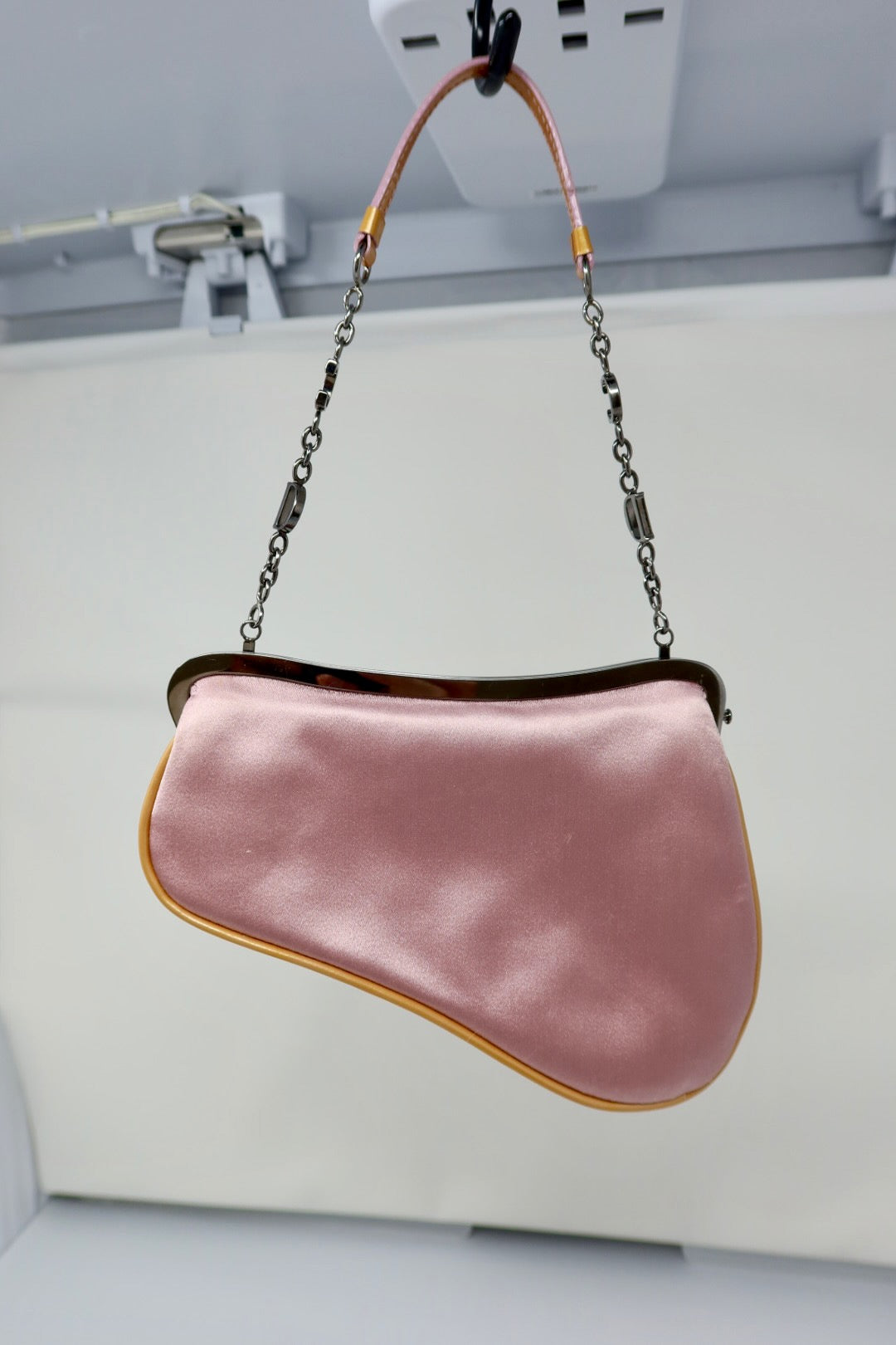 Dior Mini Saddle Pink Satin
