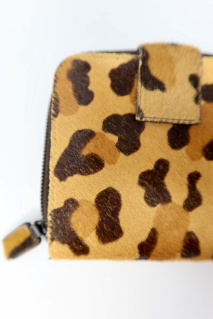 Prada Leopard Pony Hair Wallet
